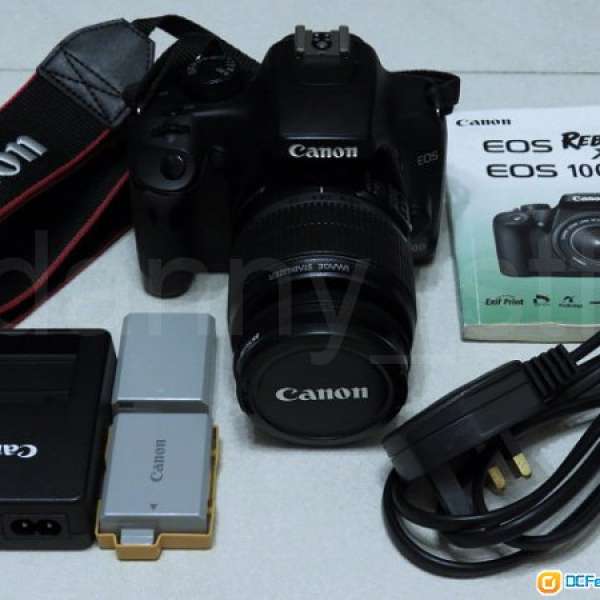 Canon EOS 1000D 連EF-S 18-55mm f/3.5-5.6 IS 鏡頭 送Manfrotto 728B腳架