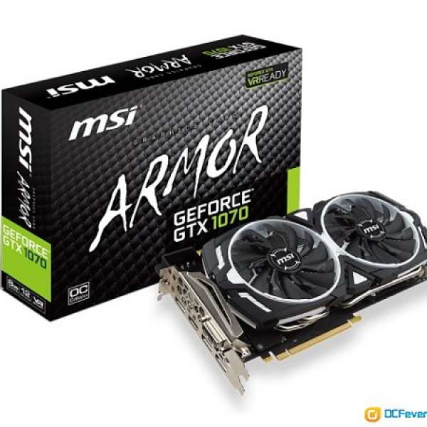 非礦卡, 只此一張 99% NEW MSI GTX 1070 8GB ARMOR OC