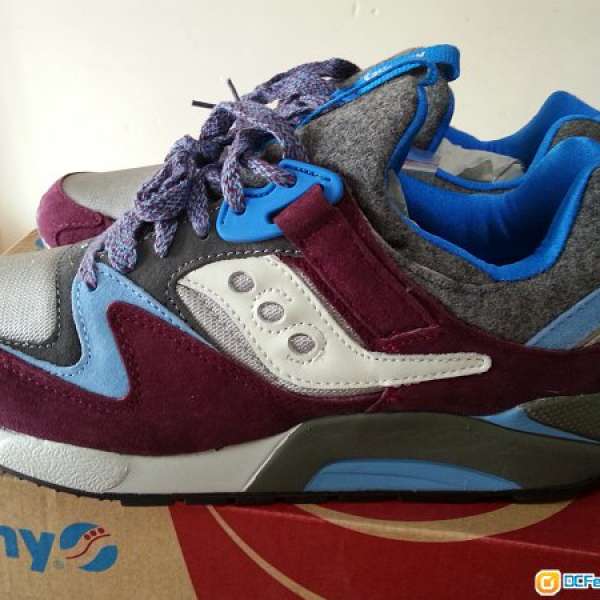 Saucony Grid 9000 Grey/Blue US9 (100% Real, 100% New)