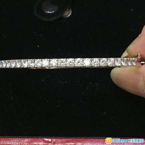 謝瑞麟18K 鑽石手鈪22粒 1.85卡超平
