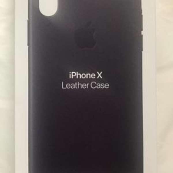 全新Apple原廠 iPhone X Leather Case 皮革護殼 - Dark Aubergine iPhoneX i Phone