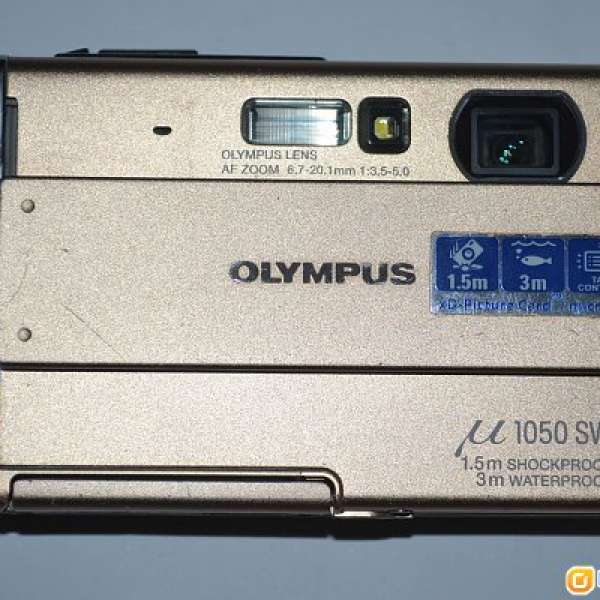 Olympus Mju 1050SW 防水、防塵、防撞, 地盤工作機 可用micro SD 卡