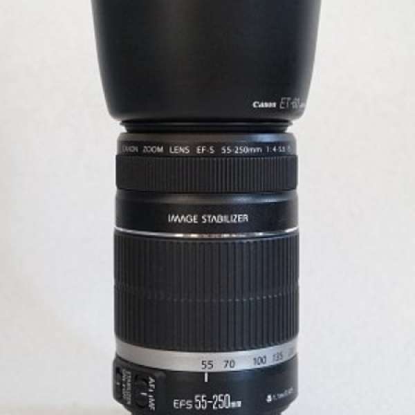 CANON ZOOM LENS EF-S 55-250mm F4-5.6 IS (for EOS APSC Body)