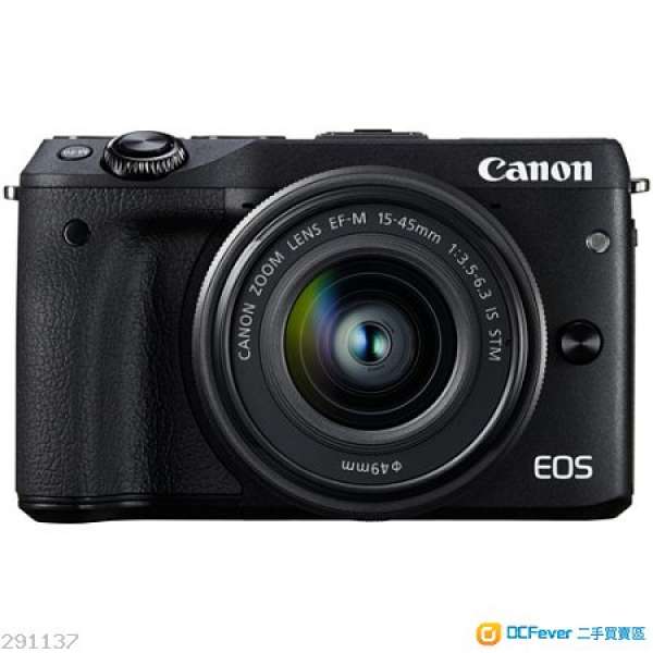 Canon EOS M3 Kit set (with EF-M 15-45mm len)