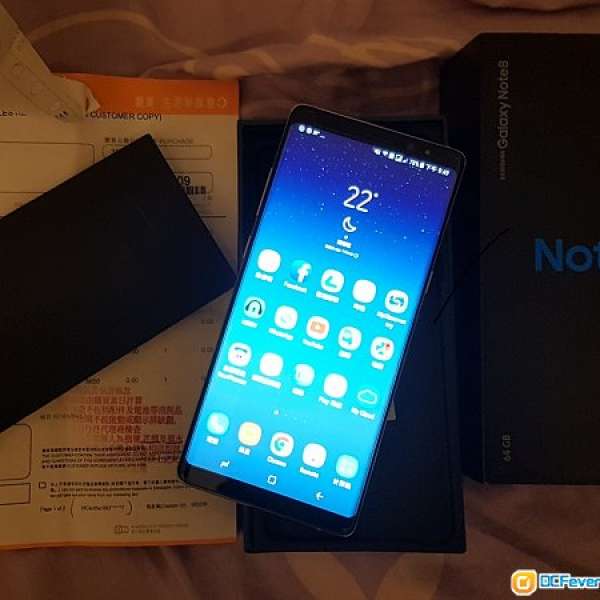 Samsung galaxy note 8 64GB 黑灰色 99.9% 新 (豐澤單)