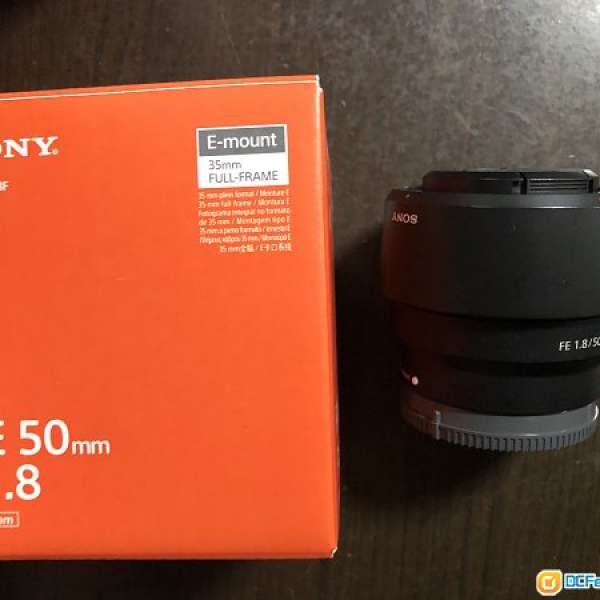 sony FE 95%new 50mm f1.8 FF A7