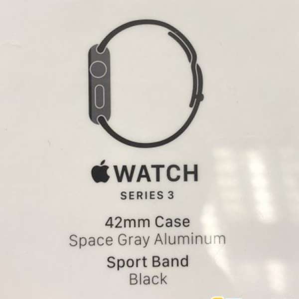 全新 apple watch 3代 42MM 黑色（NO LTE ）
