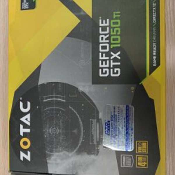 Zotac GTX1050TI 4GB