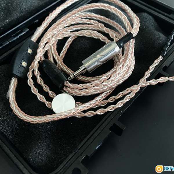 7nocc 銅銀混織JH Audio升級線古河鍍銠3.5mm插頭