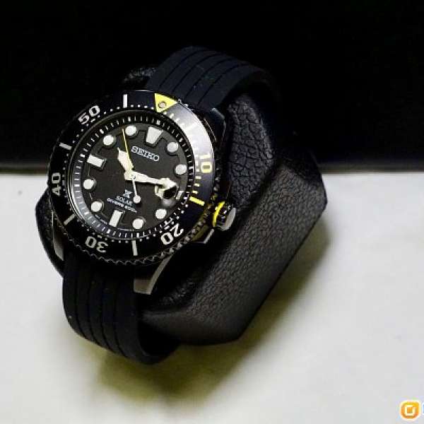 精工錶 PROSPEX Solar 黑鋼潛水錶