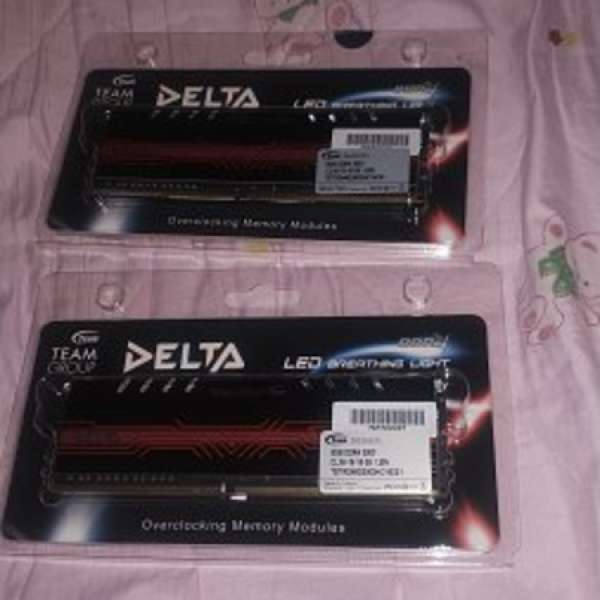 Team group delta ddr4 8g 3000mhz 2條全新有盒有單