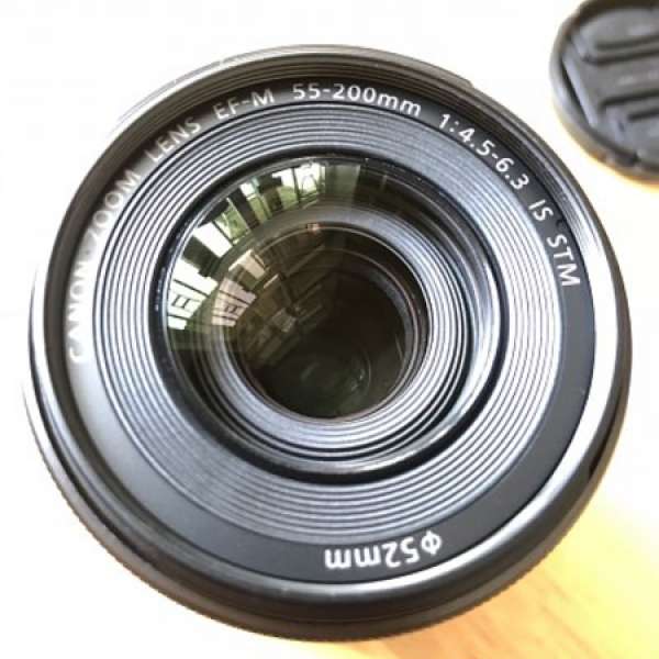 80%new CANON EF-M 55-200mm F4.5-6.3 IS STM
