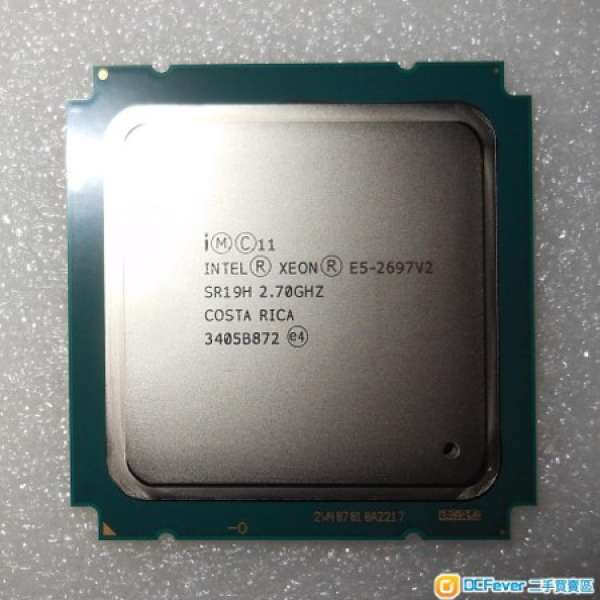 Intel Xeon E5-2697 v2 正式版 2.7GHz 30MB LGA2011 X79 12核24線 CPU!