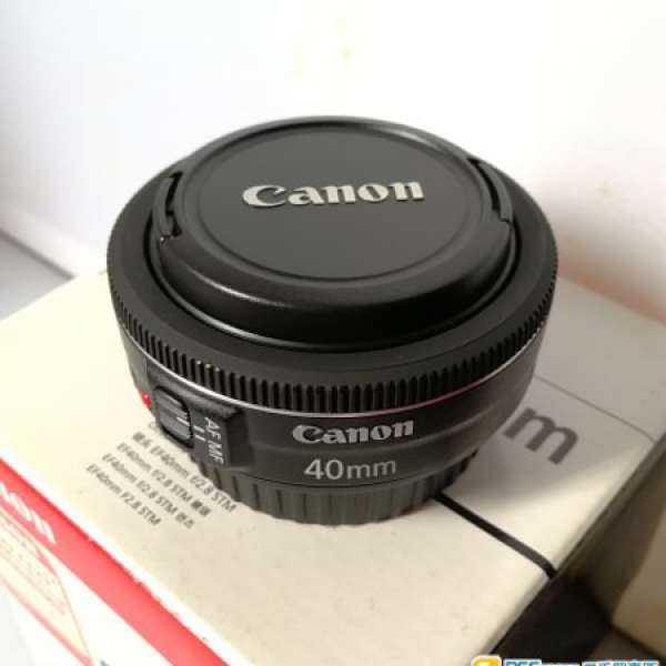 Canon EF 40mm f/2.8 STM (95%新，行貨過保養)