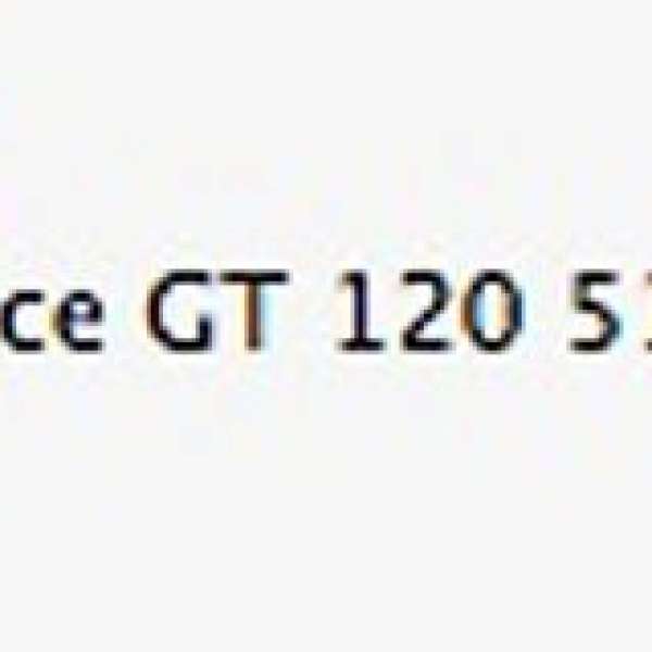 Mac Display Card GT120