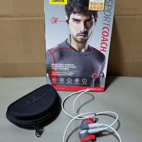 Jabra Sport Coach Wireless藍牙無線運動耳機 9成新