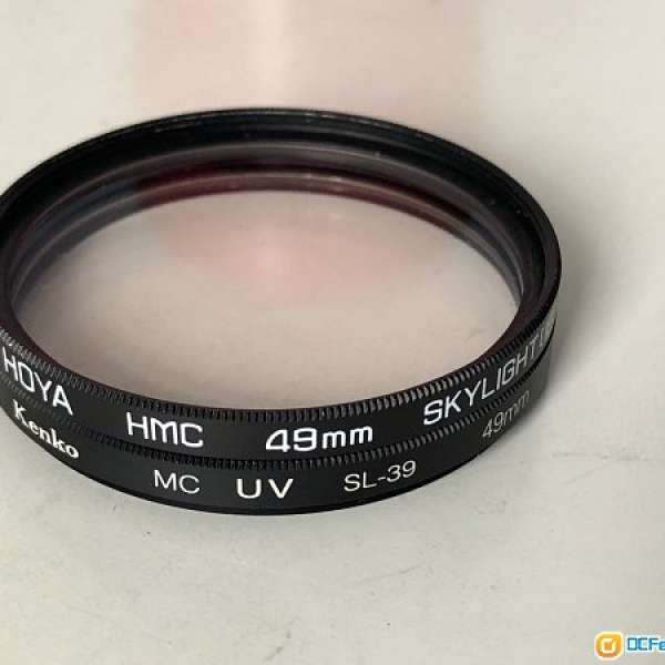 49mm filter Kenko UV  HOYA Skylight(1B)