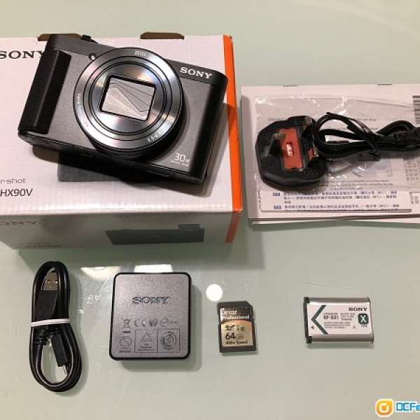 Sony DSC-HX90V 99%新 連 64GB SD Card