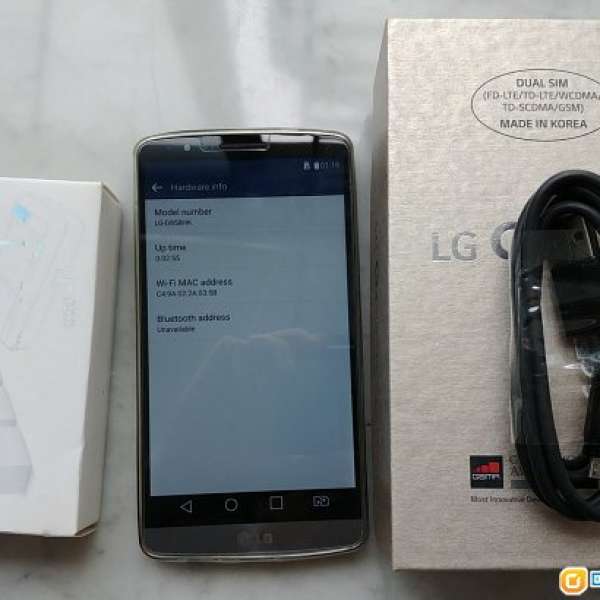 新淨 lg g3 dual sim 雙卡版黑色 D858HK