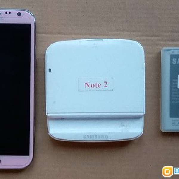 Samsung Note 2 粉紅色.