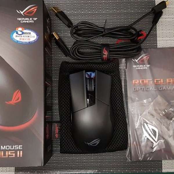 ROG Gladius II (asus gaming mouse)  99.9%new