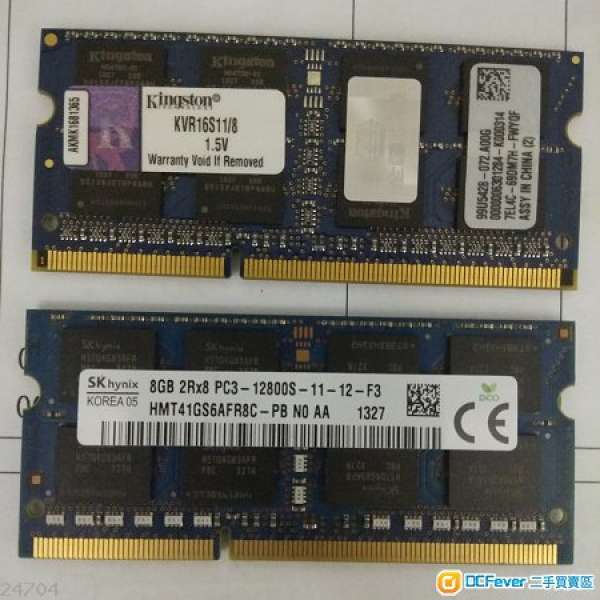 DDr 3 8g ram x2 for iMac or notebook