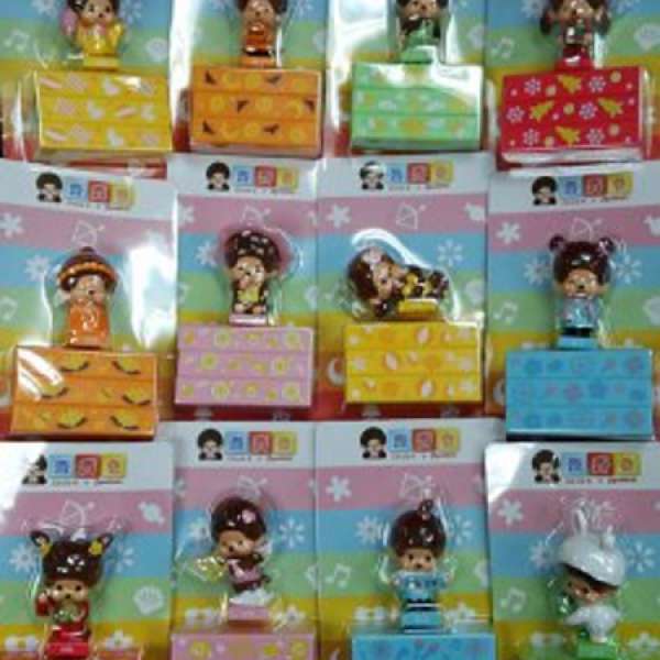 Circle K OK便利店 x Monchhichi 齊齊疊全套12款 及 餐具全4款