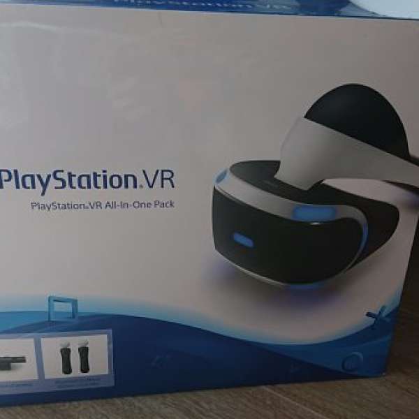 PS4 VR 套裝 (VR + Cam + Move) 和 VR 遊戲 3隻。