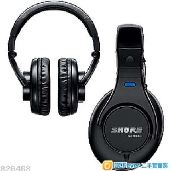 全新2年保養 Shure SRH440 headphone