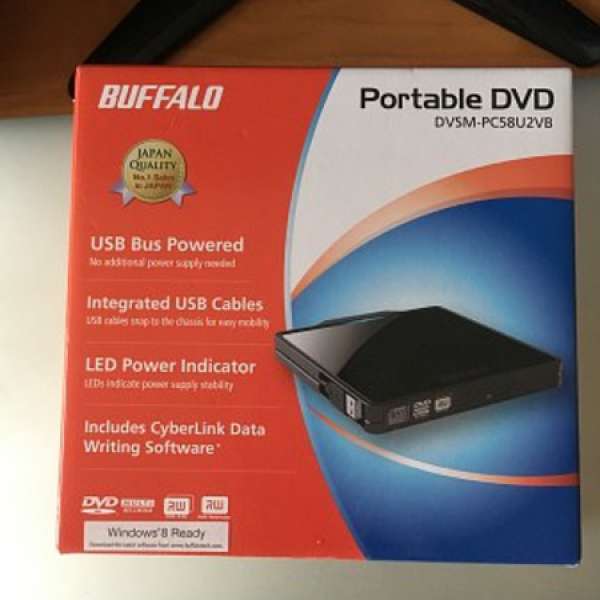 Buffalo protable DVD 全新