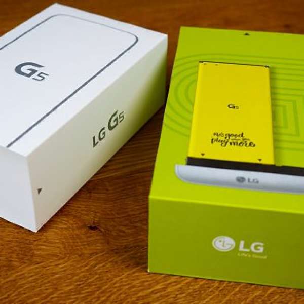 【全新未開封】LG G5 (32GB/4GB，金/銀/灰/粉，港版上台機，有單據，有保養，未開封）
