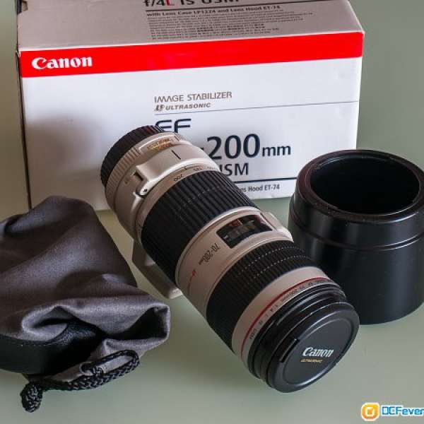 Canon 70-200mm F4L IS USM 小小白IS
