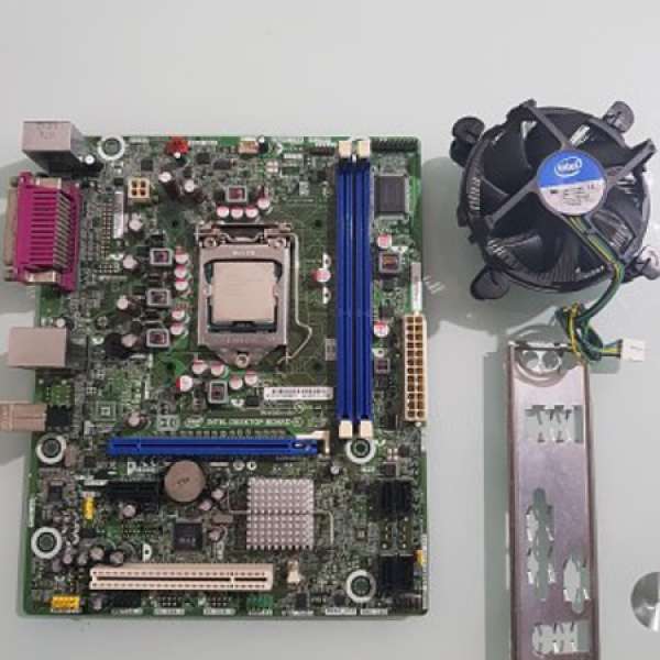 Intel H61 DH61WW 底板 + Intel Pentium G2020 2.90G CPU + 原裝cpu風扇