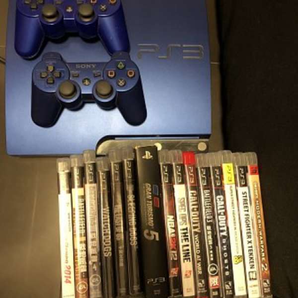 PS3 GT Edition, 2 controller with 10+ games