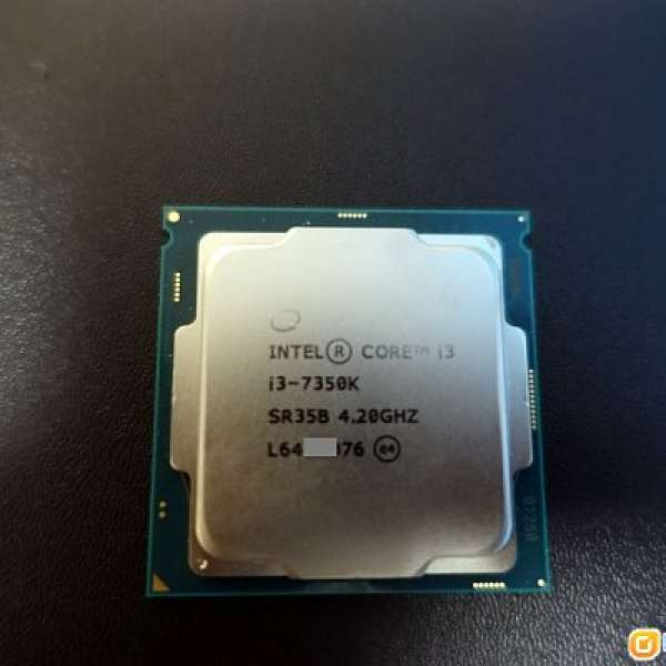 Intel 7代 Core i3-7350K 4.20 GHz 冇鎖頻
