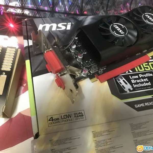 MSI GTX 1050ti 4GB GDDR5 LowProfile