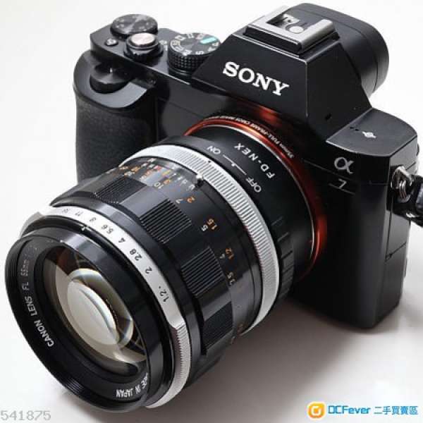 Canon Fl 55mm F1 2 含2片螢石玻璃全開銳利色彩迷人古老大光圈a七專用 Dcfever Com