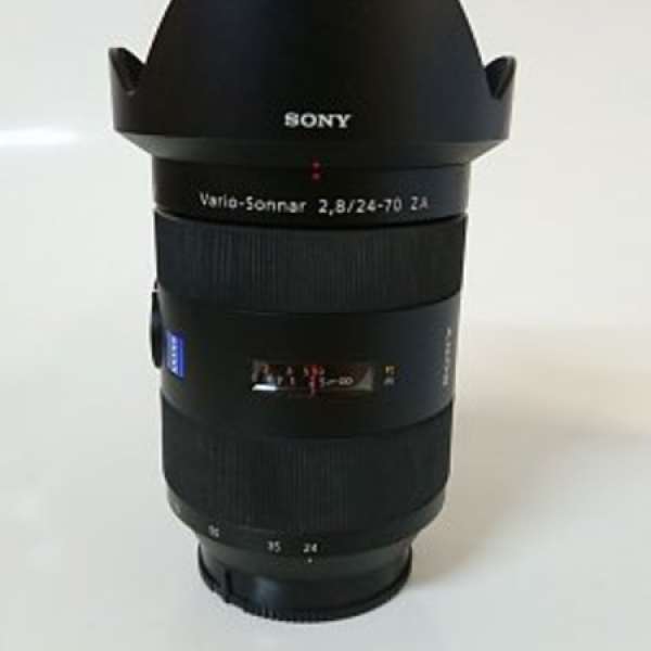 Sony SAL2470Z Carl Zeiss Vario-Sonnar T* 24-70mm F2.8 連 CZ Filter