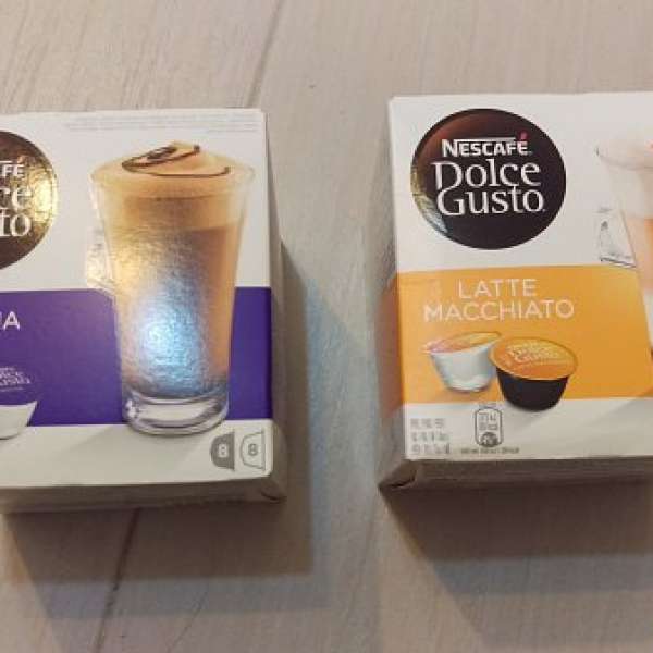 出售 Nescafe Dolce Gusto 咖啡膠囊Latte Macchiato 及 Mocha