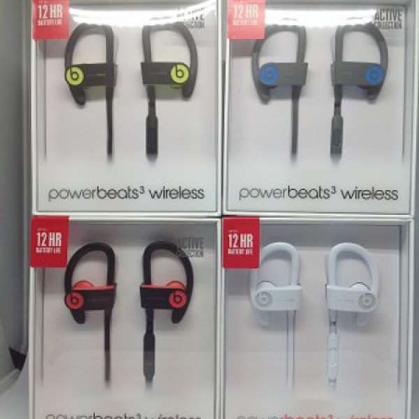 全新 原刲 行貨 Beats Powerbeats 3 Bluetooth wireless earphone 一年APPLE保養