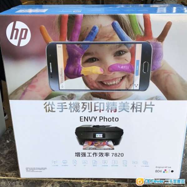 全新 行貨 一年保養 HP ENVY Photo 7820 多合一打印機 (K7S09D) 相片及文件多合一打...