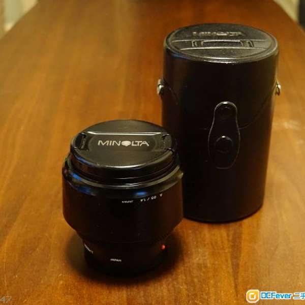 MINOLTA AF 85mm f1.4 95%新 (for Sony A Mount)