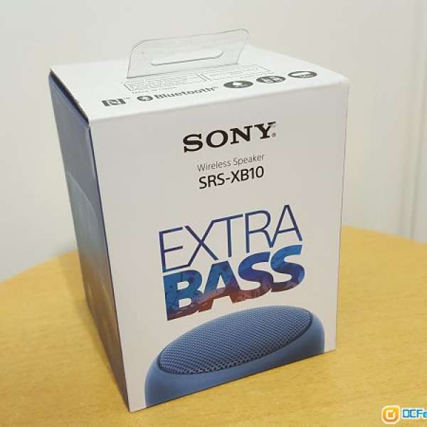 Sony SRS-XB10 便攜式無線藍牙® 揚聲器 (藍色)