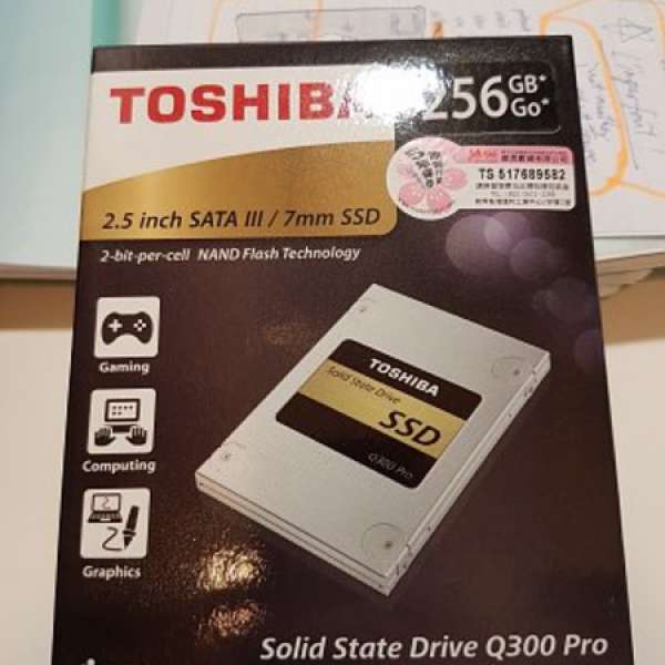 99% new Toshiba Q300 Pro MLC SSD (256GB)