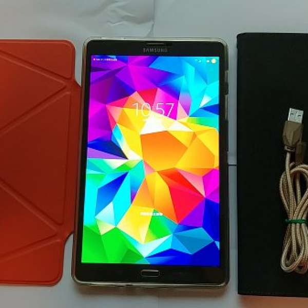 Samsung Galaxy Tab S 8.4 SM-T705黑色行貨  可打電話  H$1250