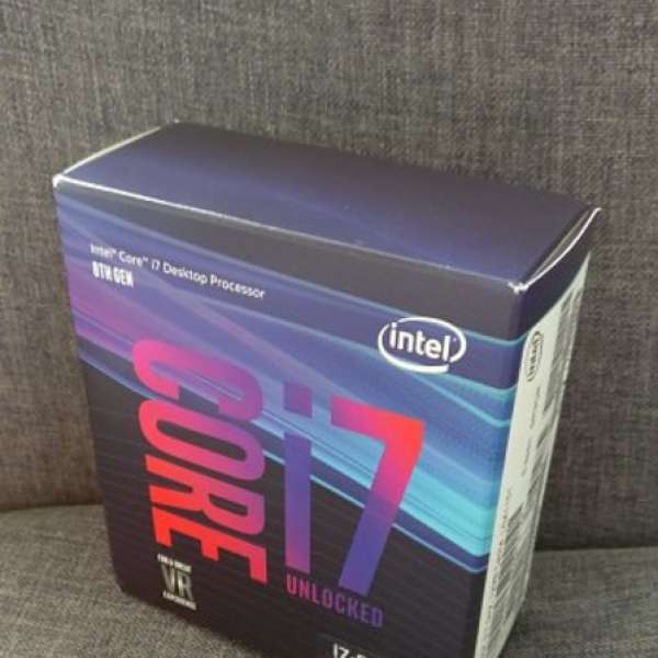 全新未開盒 Intel第八代無鎖頻 i7 8700K