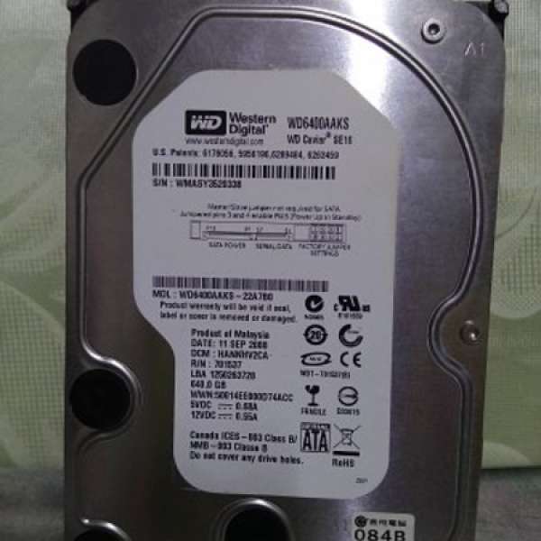 WD640GB  HDD