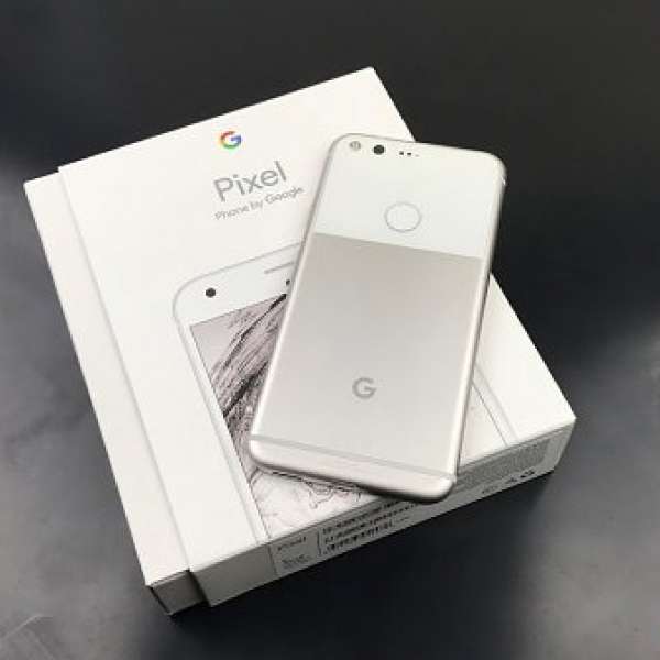 95%新Google Pixel 第一代 32GB(銀白色，Full set 連盒)