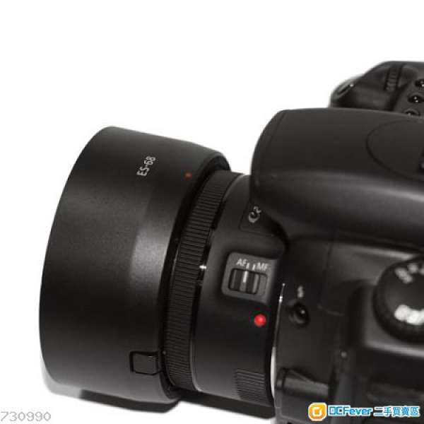 ES-68 代用 Bayonet Mount Lens Hood For Canon EF 50mm f/1.8 STM Lens Bl