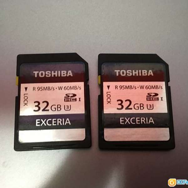 TOSHIBA EXCERIA SDHC 32GB (Class 10, UHS-I U3, 95R/60W)